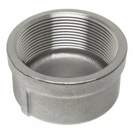 Thrifco Plumbing 1/4 Stainless Steel Cap, Packaged 9018081